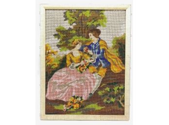 Creations Margot De Paris Hand Beaded Tapestry Of Fragonard's 'Romance'