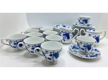 Vintage Royal Meissen Japan Fine China Tea Set, Matches Other Meissen Lots