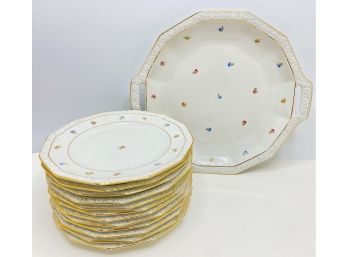 Vintage Rosenthal China Maria Pattern US Zone Germany With Gold Accents