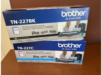 Two TK-227BK Printer High Yield Color Toner Cartridges