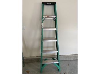 Green Werner 6 Ft Step Ladder