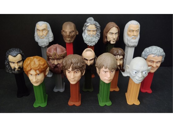 LORD OF THE RINGS & THE HOBBIT CHARACTERS PEZ DISPENSER LOT 14 Pcs