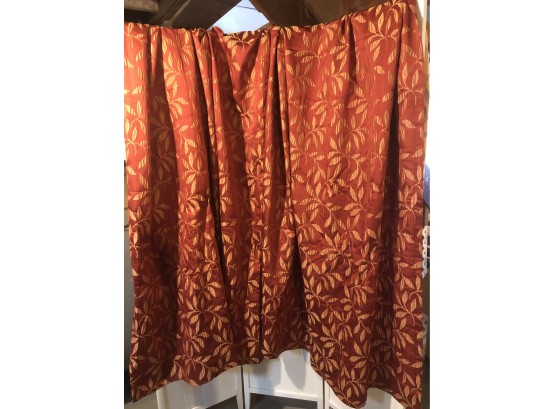 Two Curtain Panels 50 Wide X 84 Long