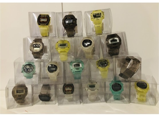 Lot Of 18 New In Box Watches - All Will Need Batteries