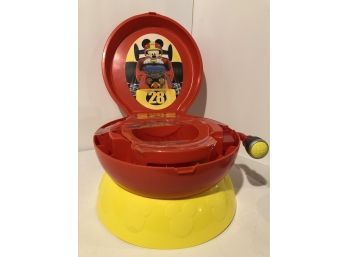 Mickey Mouse Race Car 3 In 1 Potty System With Sounds - Clean!