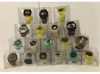 Lot Of 18 New In Box Watches - All Will Need Batteries