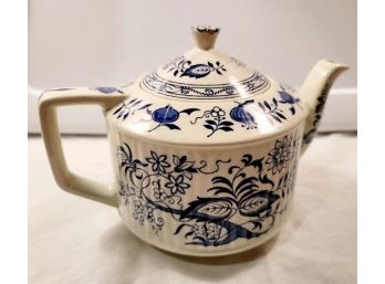 1930s Sadler Teapot. 'Blue Onion' Style. Made In England.