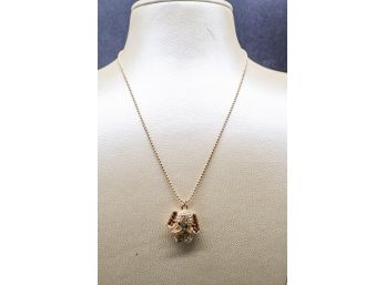 Beautiful Sparkling Elephant Pendant With Chain