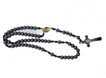 Hematite Rosary Black Beads