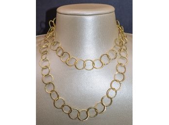 Gorgeous Gold Circles Necklace