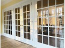 A Set Of Fine Interior French Doors And Large Side Lites - Already Removed!