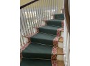 A Gorgeous Stair Runner By Stark Carpet And Brass Rods