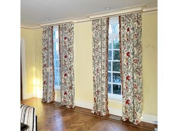 Two Pair Luxe Lined Drapery Panels