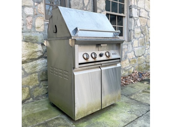 A Stainless Steel Propane Grill By Dynasty