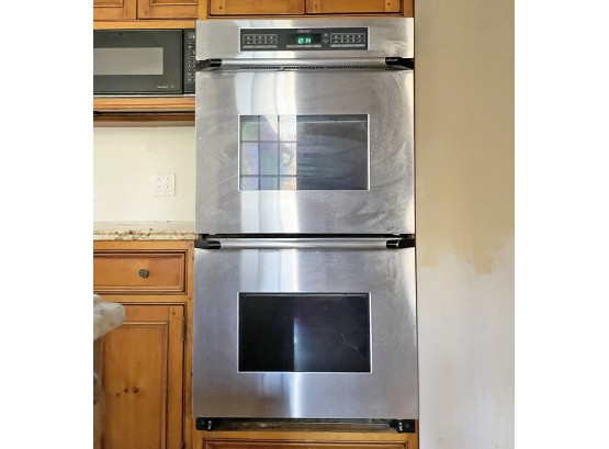 A Stainless Steel Electric Double Oven Unit By Dakor
