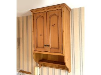 A Solid Pine Bathroom Cabinet