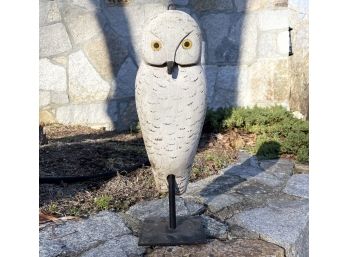An Early 20th Century Carved Wood Owl - Made In New Hampshire