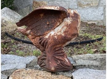 A Vintage Cast Iron Eagle - Headless