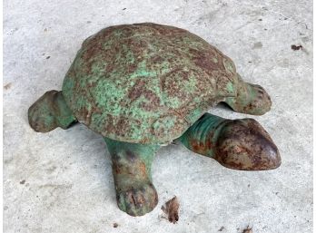 An Antique Cast Iron Turtle (Whose Shell Opens!)