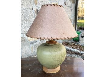 A Ceramic Accent Lamp