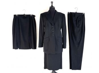 A Black Escada Suit / Pant Set For Her