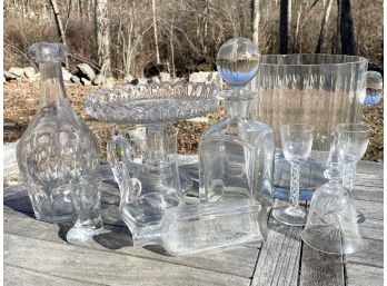 Vintage Glass And Crystal Assortment