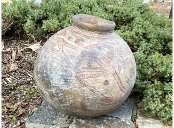 A Large Vintage Native American Earthenware Pot