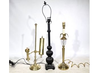A Trio Of Vintage Lamps