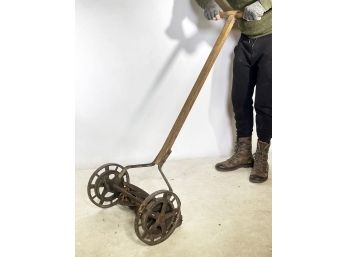A Vintage Manual Lawn Mower