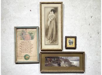 Vintage And Antique Framed Wall Art - Maternal And Nature