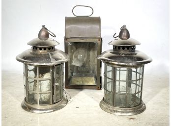 Vintage Lanterns - Brass And Chrome