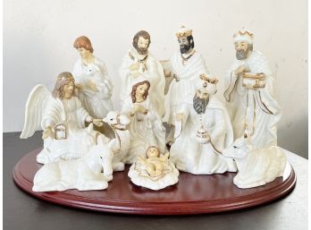 A Ceramic Nativity Scene