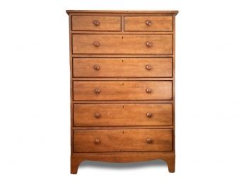 A Canadian Pine Chest Of Drawers