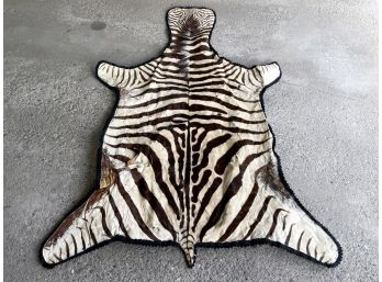 A Real Vintage Zebra Rug