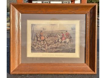 An Antique Hunting Engraving H. Alken 'Hunting Incidents'