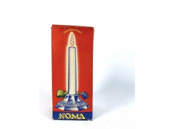 7inch NOMA Illuminated Transluscent Candle In Original Box - Untested
