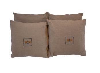 Pottery Barn Linen Pillows (4)