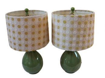 Great Pair Of Accent Style Lamps (2)