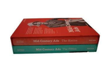 2 Volume Book Set, Mid Century Ads