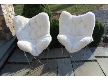 Pottery Barn Butterfly Chairs (2)