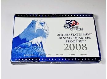 2008 50 State Quarter Proof Set (Rarest Year)