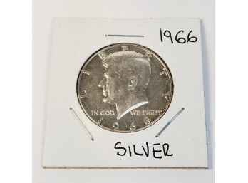 1966 Kennedy Half Dollar Silver Uncirculated