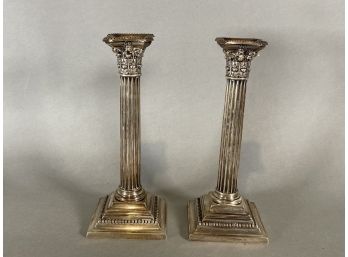A Gorgeous Pair Of Gorham Sterling Candlesticks