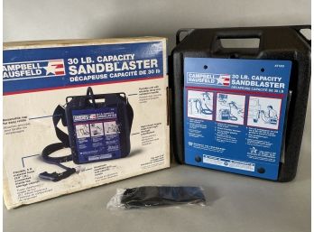 A Campbell Hausfeld 30lb Capacity Sandblaster, New In Box