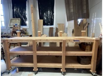 A Super Heavy Duty Tiered Work Bench