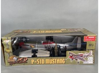 A Large P-51D Mustang Plane, New In Box