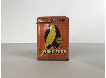 Vintage Hartz Mountain Bird Food Tin