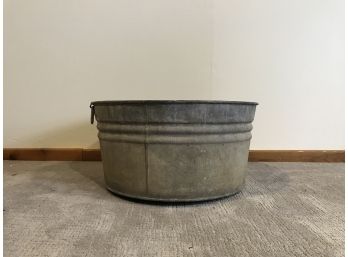 Vintage Galvanized Tub