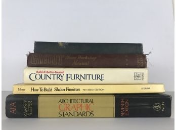 Vintage Books - Architectural /  Home Workshop / Shaker Furniture