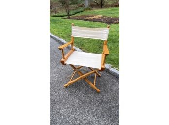 A Vintage Folding Director Chair